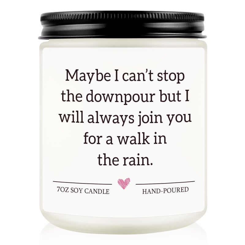 Get Well Soon Gifts for Women, Thinking of You Gifts, Bereavement Gift for Women Men Friends, Chemotherapy, Surgery Recovery, Hand-Poured Lavender Scented Candle 7OZ